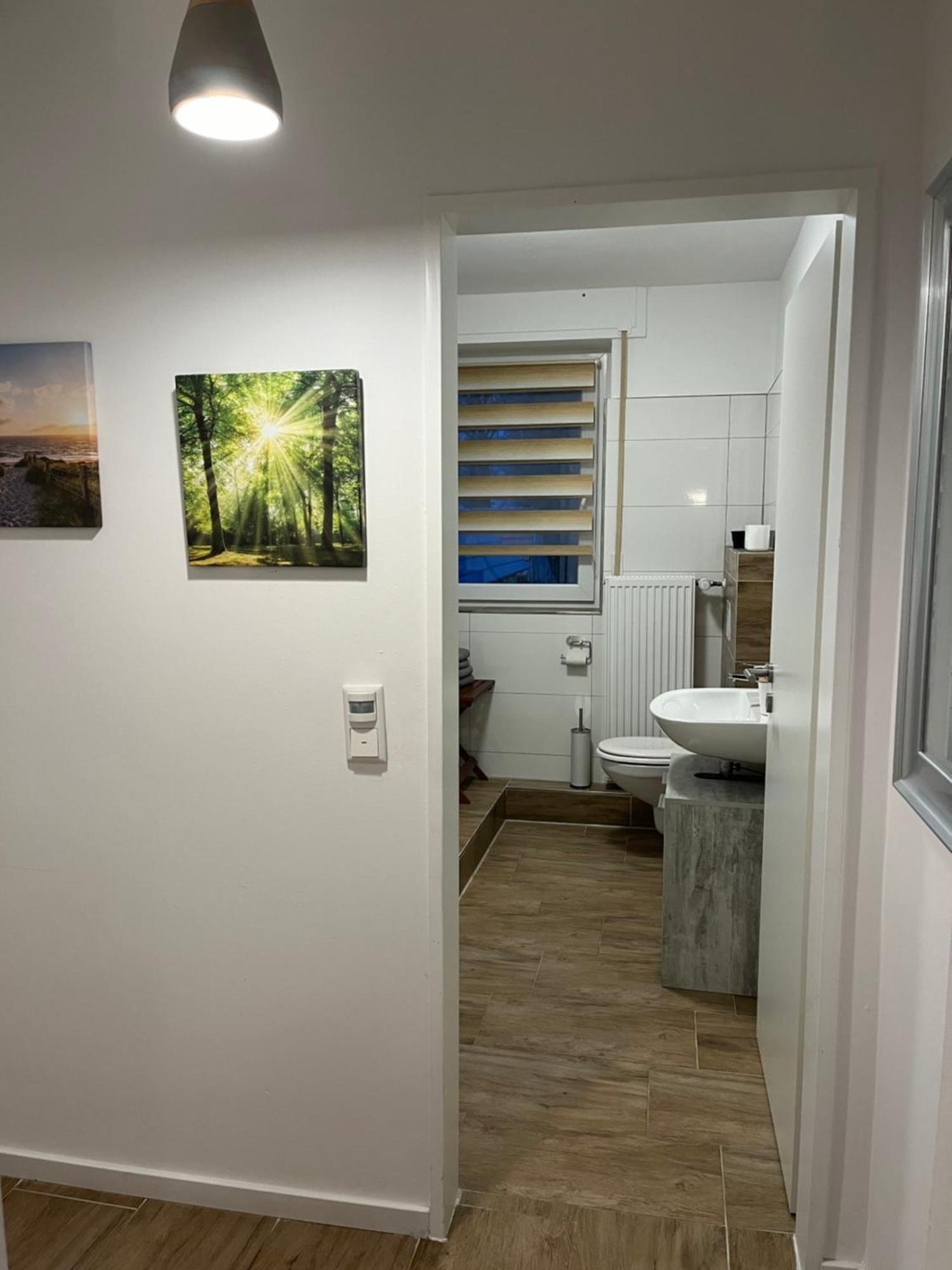 Wunderschoene Ferienwohnung Mit Balkon Auf Dem Bauernhof Greven Exterior foto